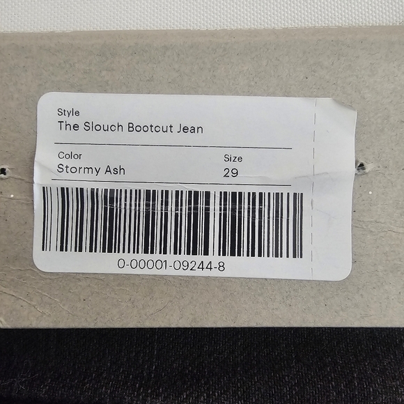 Everlane The Slouch Bootcut Jeans Stormy Ash Size 29 Mid Rise Non-Stretch - Picture 10 of 11